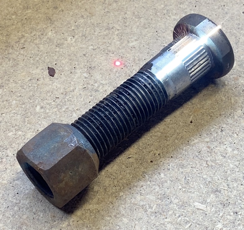 Laser cleaning light rust and grime